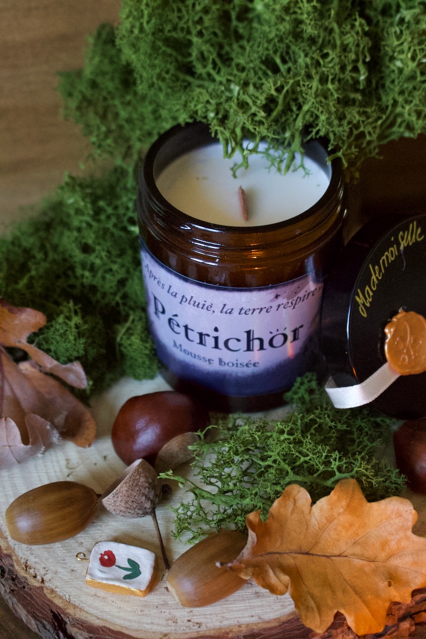 Bougie Pétrichor